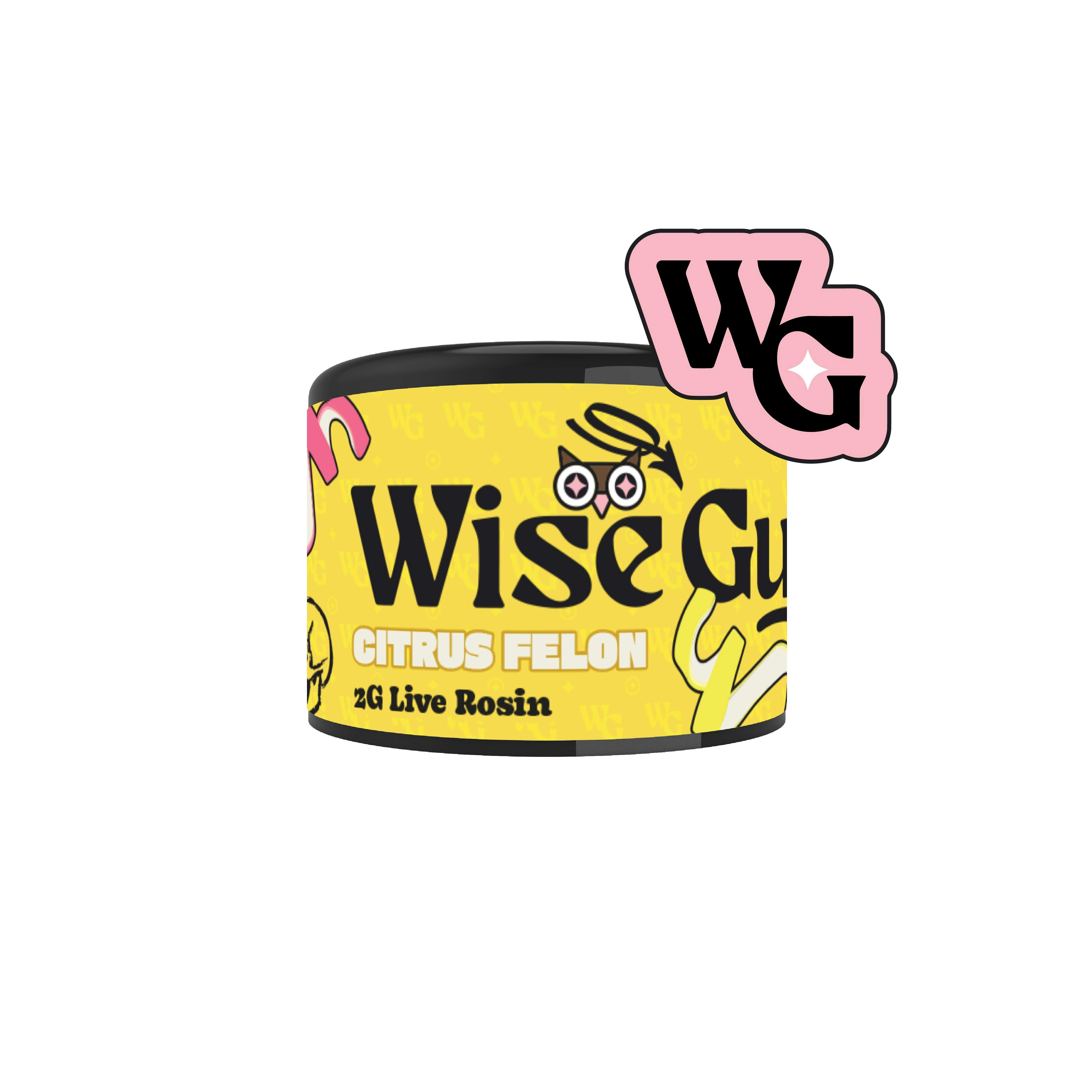 Wise Guys - 2g Live Rosin - Citrus Felon