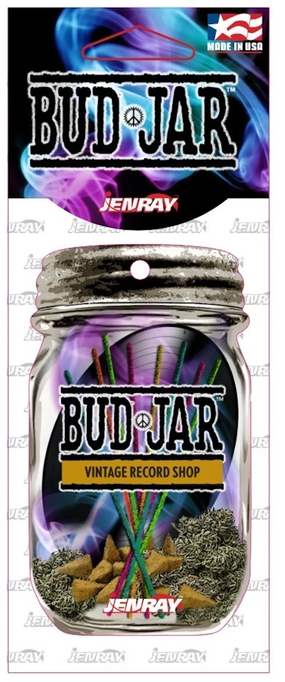 Product Bud Jar - Car Freshener - Vinage Record Shop