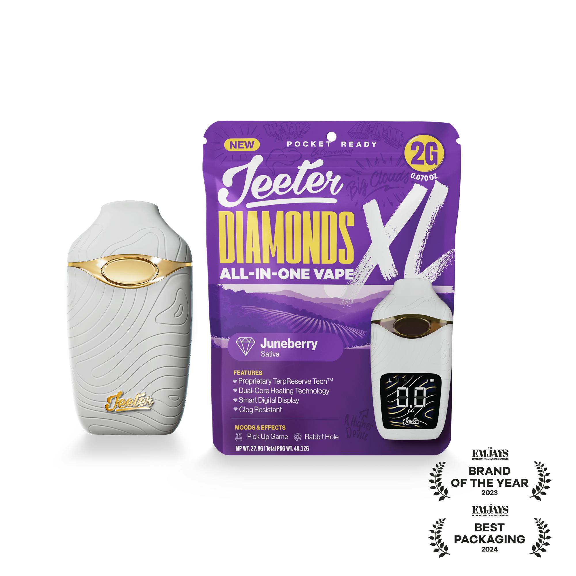 Jeeter 2g Diamonds Disposable - Juneberry