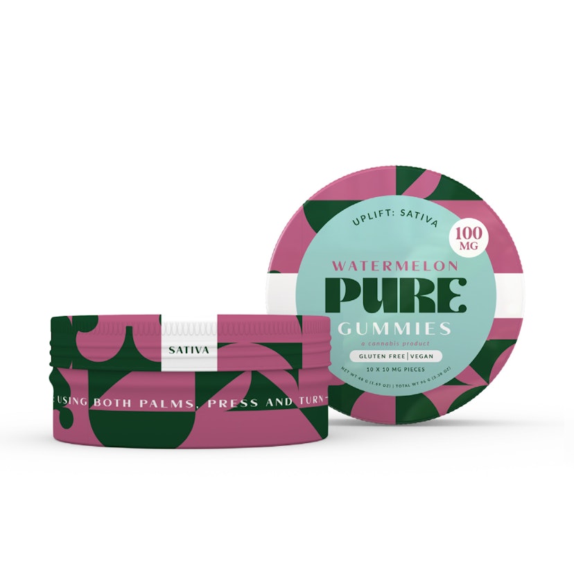Pure Gummies Watermelon 100mg Sativa