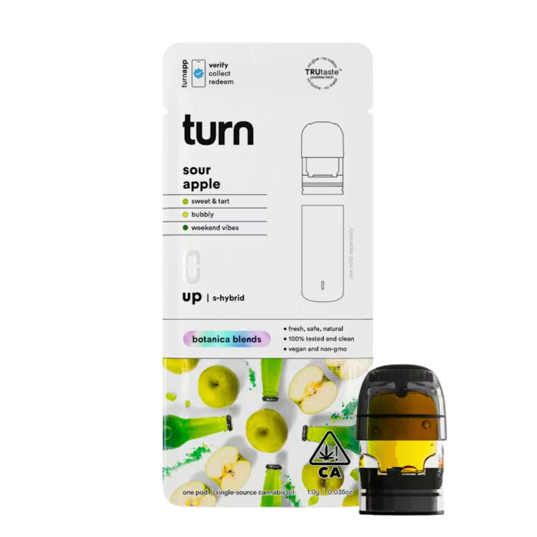 SOUR APPLE BOTANICALS BLEND TURN UP POD