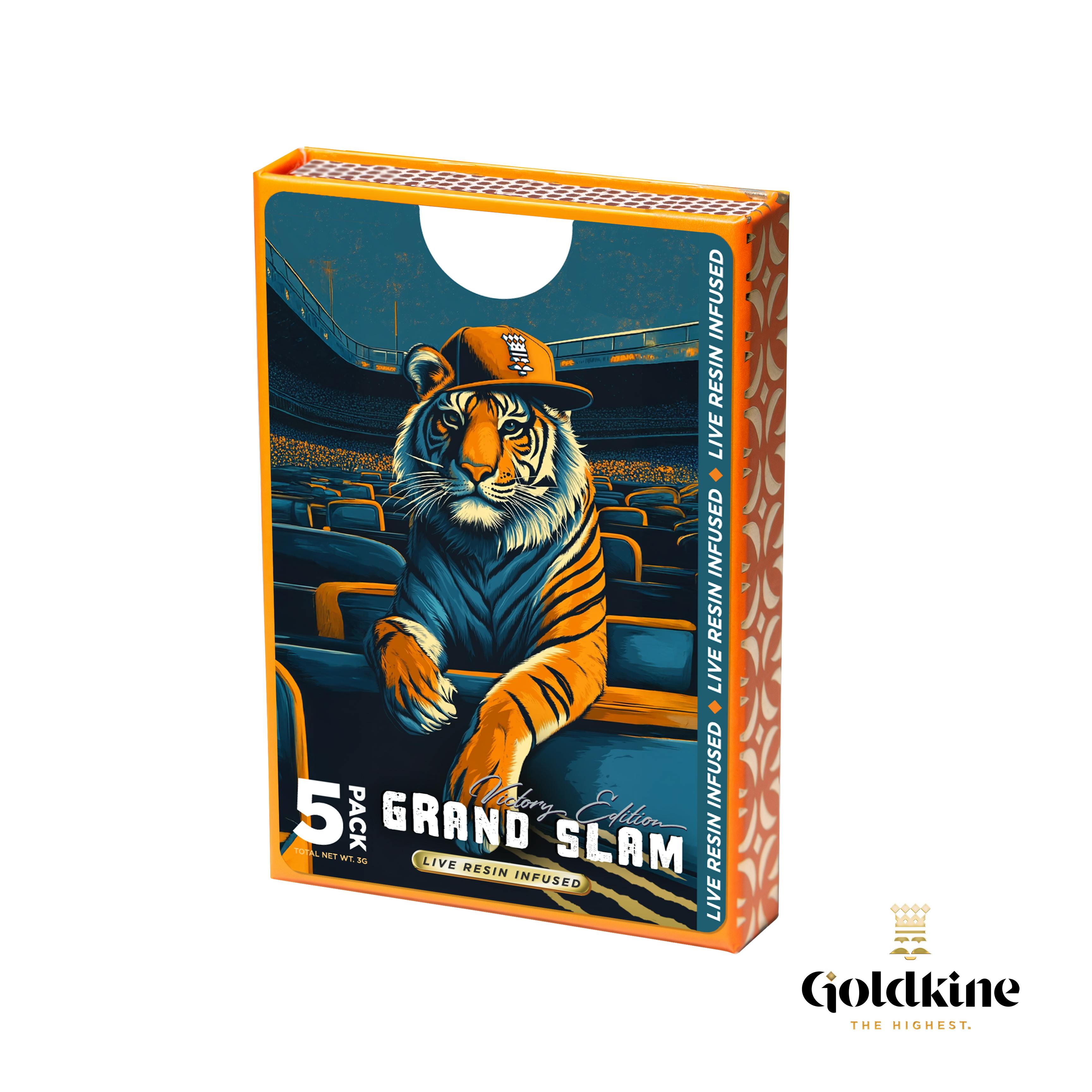 Product: Goldkine | Grand Slam | Infused Pre-roll x 5 (3g) | Hybrid