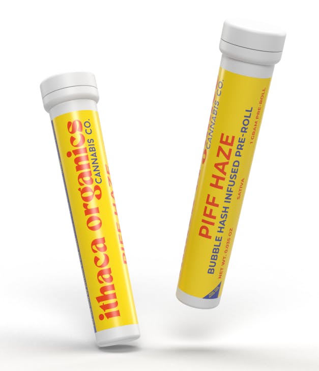 Bubble Hash Infused Piff Haze | 1.3g Pre roll | Sativa Dominant | Ithaca Organics