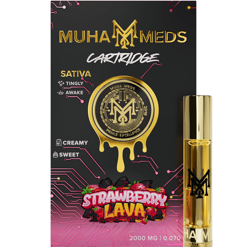 Muha Meds Cartridge | Strawberry Lava