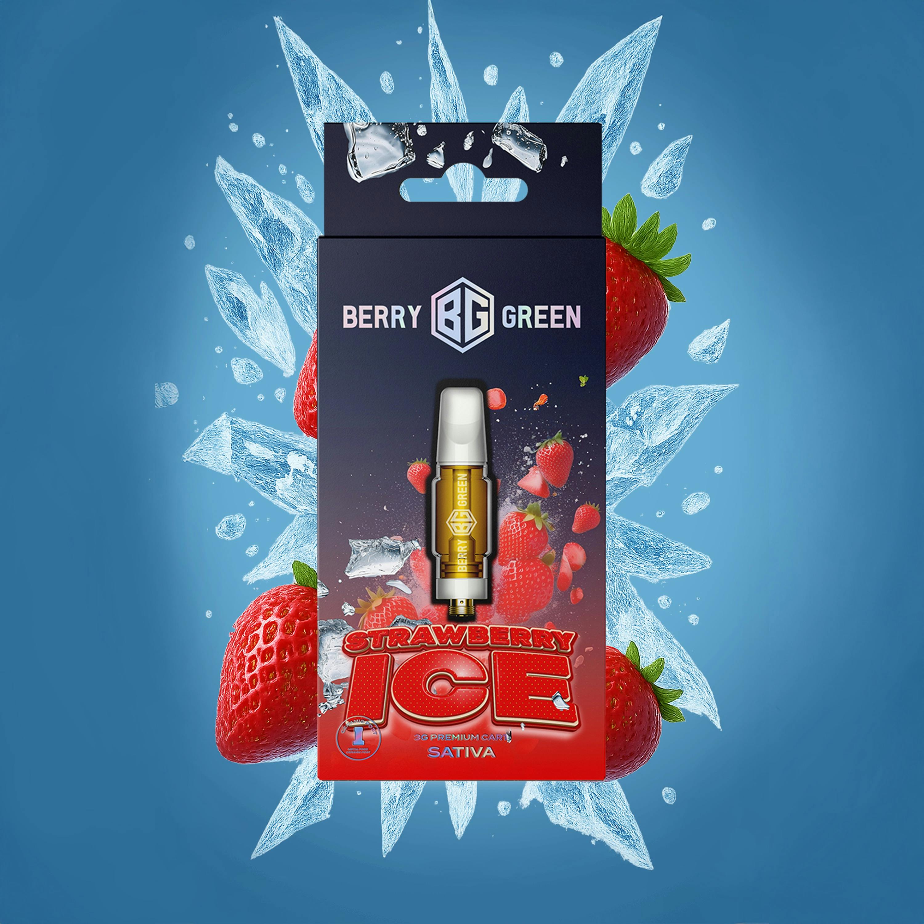Berry Green - 3g Cart - Strawberry Ice