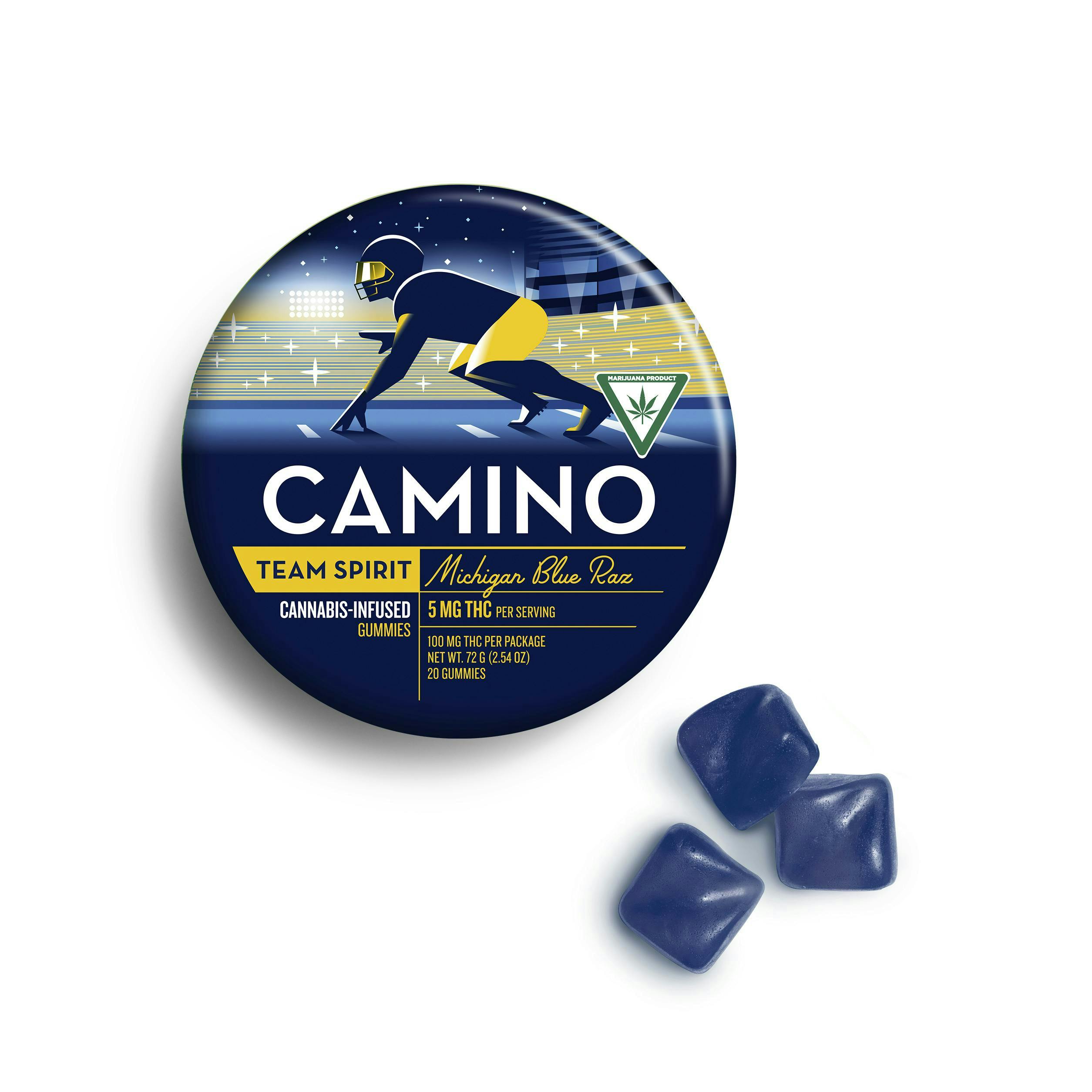 Product: CAMINO | MICHIGAN BLUE RAZZ | 200MG