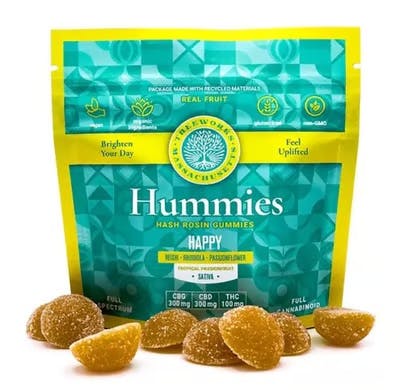 image of Happy Hummies – Sativa – 700mg TAC (300mg CBG | 300mg CBD | 100mg THC)