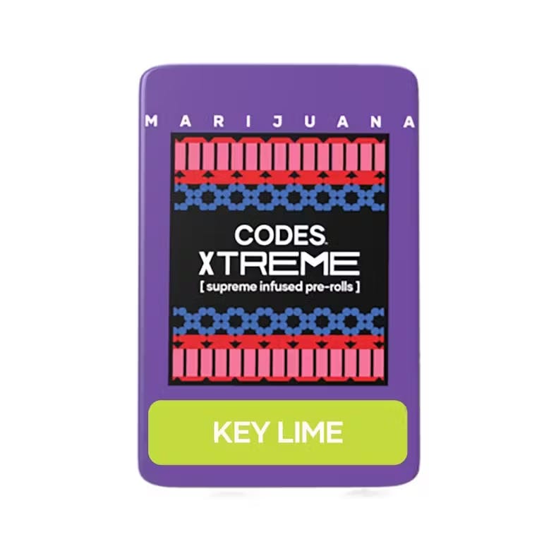 Codes: Infused Pre-Roll Pack | Key Lime x Ain't One | 0.7g ea