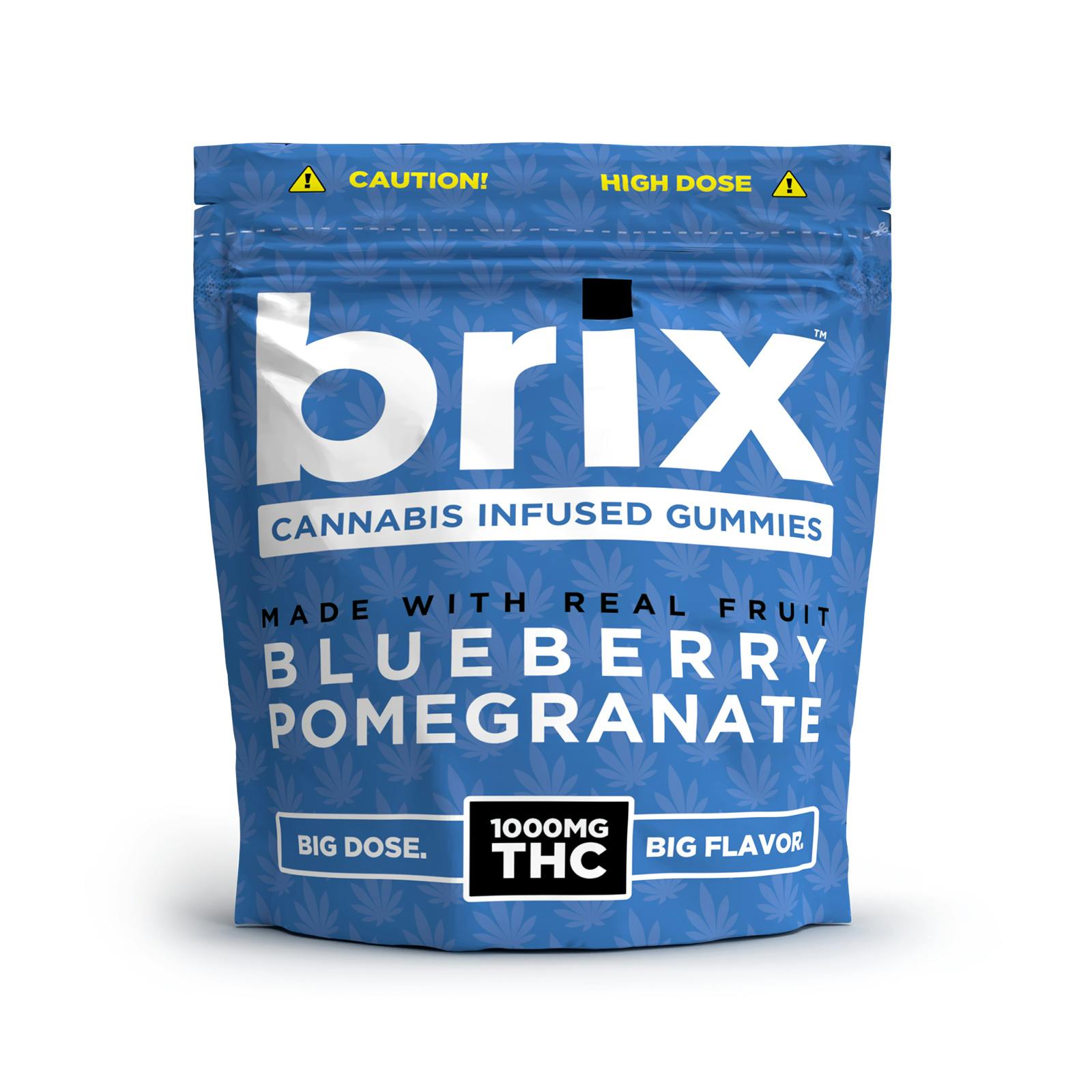 Baked Bros - Brix Gummies - Blueberry Pomegranate (H) (1000mg)