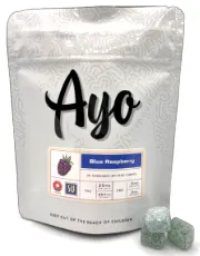 Ayo: Gummies | Blue Raspberry Blend | 400mg | 20pk | GDF - Sulphur