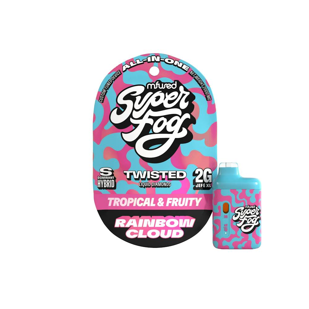 Product Disposable Super Fog Twisted Jefe Plus | Rainbow Cloud (S/H) Mfused