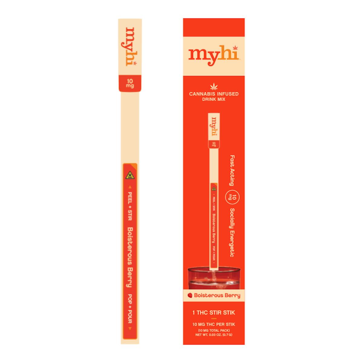 Photo of MYHI | Single Boisterous Berry 1 THC STIR STIK