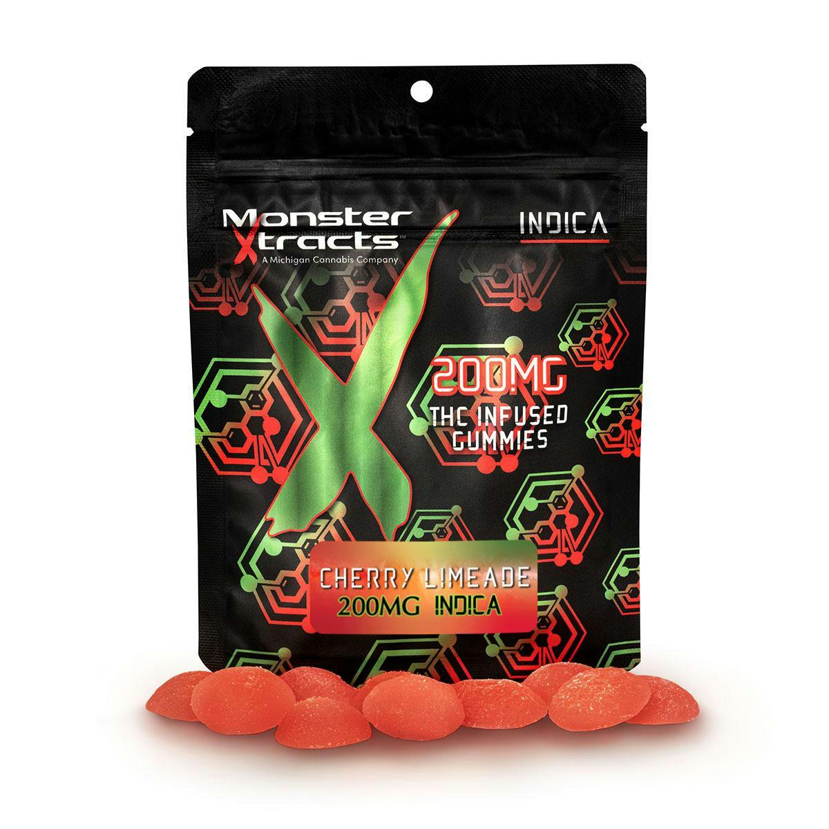 Product: Monster Xtracts | Cherry Limeade Indica 200mg