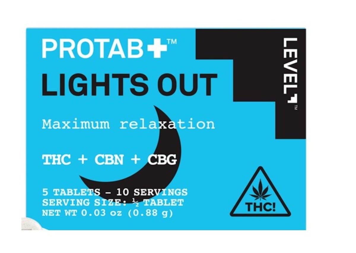 Photo of Level I Tablets I Lights Out THC:CBN:CBG 5ct