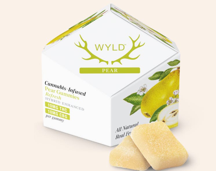 image of Pear 1:1 CBG + Hybrid Enhanced Gummies