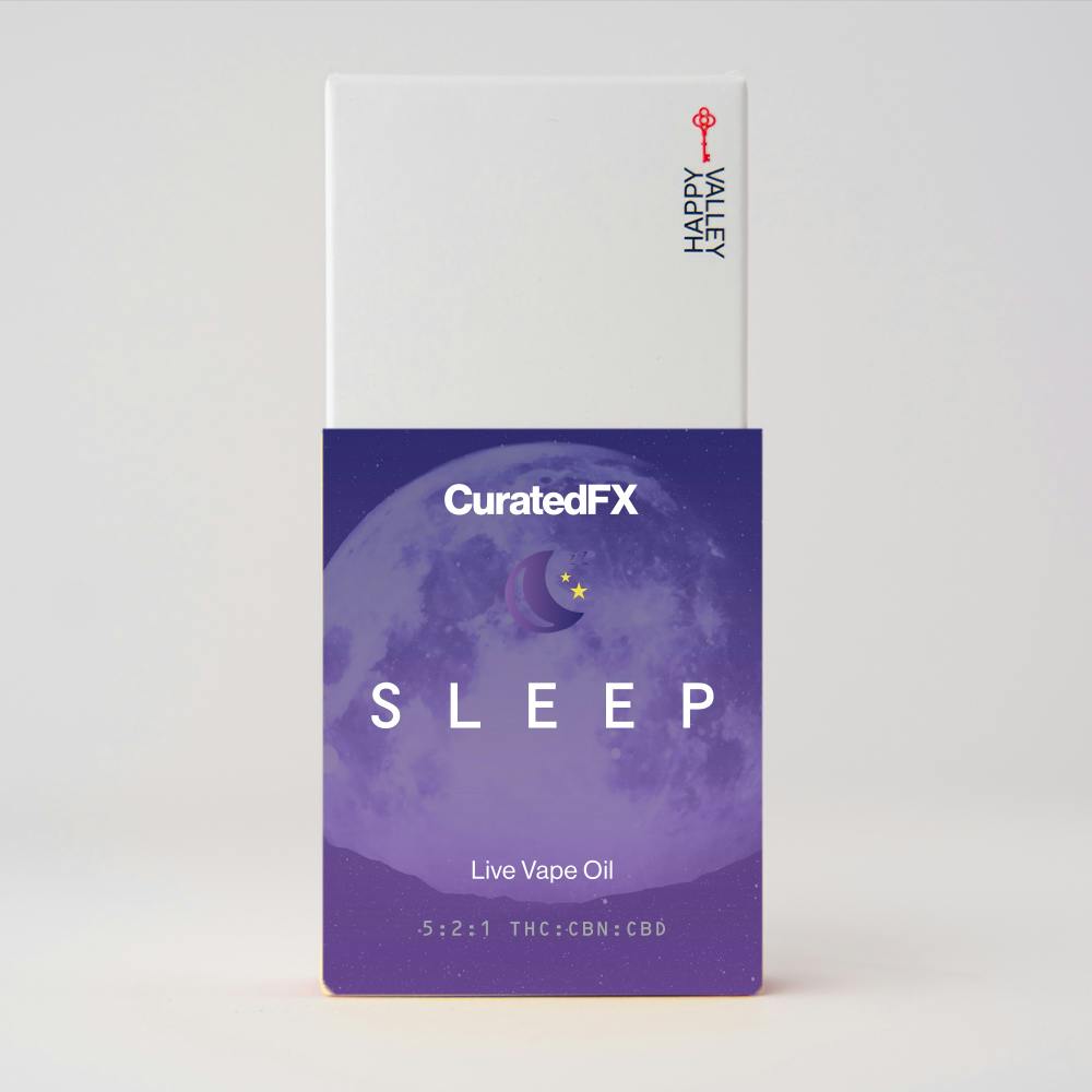 Live Vape Oil Cartridge - CuratedFX - Sleep