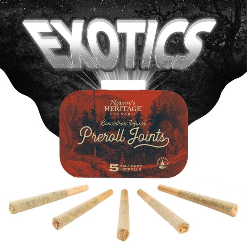 Product Nature's Heritage - Lamb's Bread Bubble Hash Infused Pre-Roll 0.5g 5pk (2.5g)