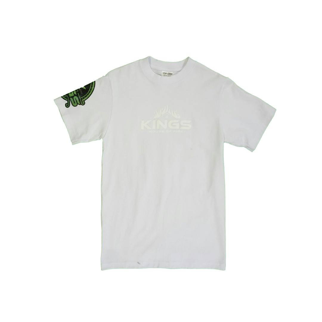 T-Shirt | KHOF Logo White/Green Sleeve S/S | White | S-XXL