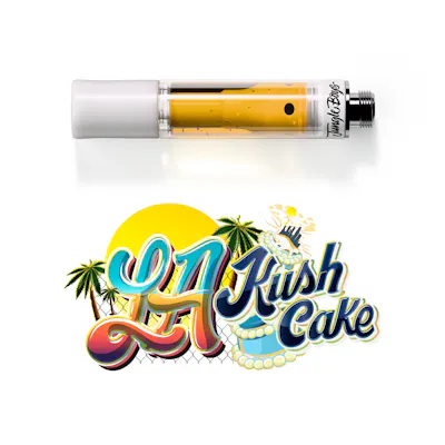 LA Kush Cake - Live Rosin 510 Cartridge, as Jungle Boys's menu shows it