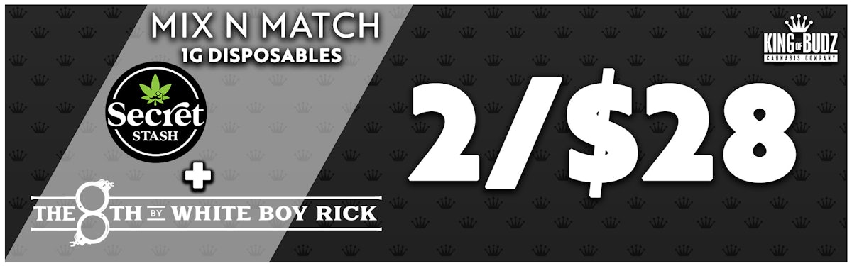 Secret Stash/The 8th by WBR 1g Disposable 2/$28