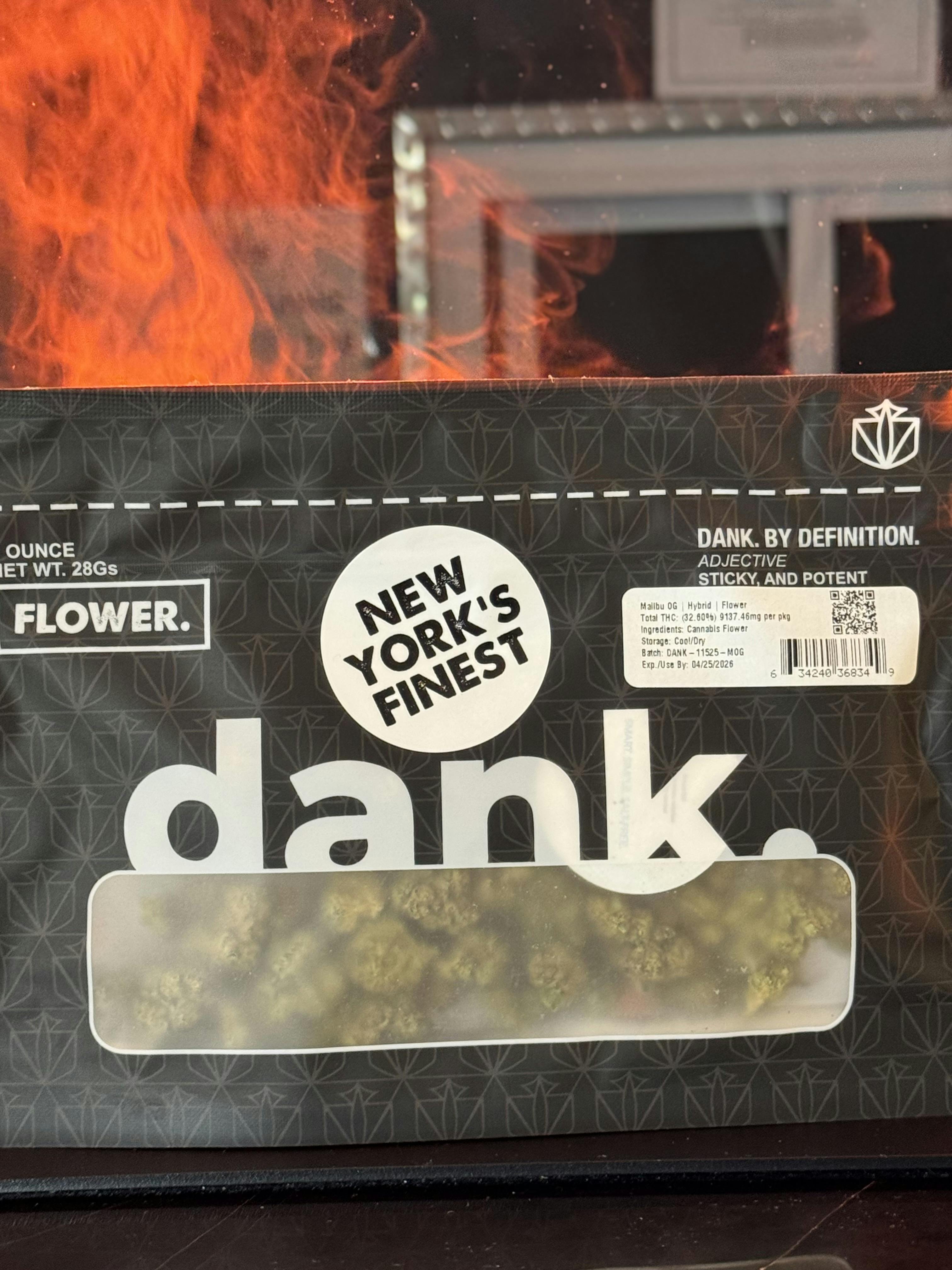 Dank | Malibu OG | 28g (Sungrown)