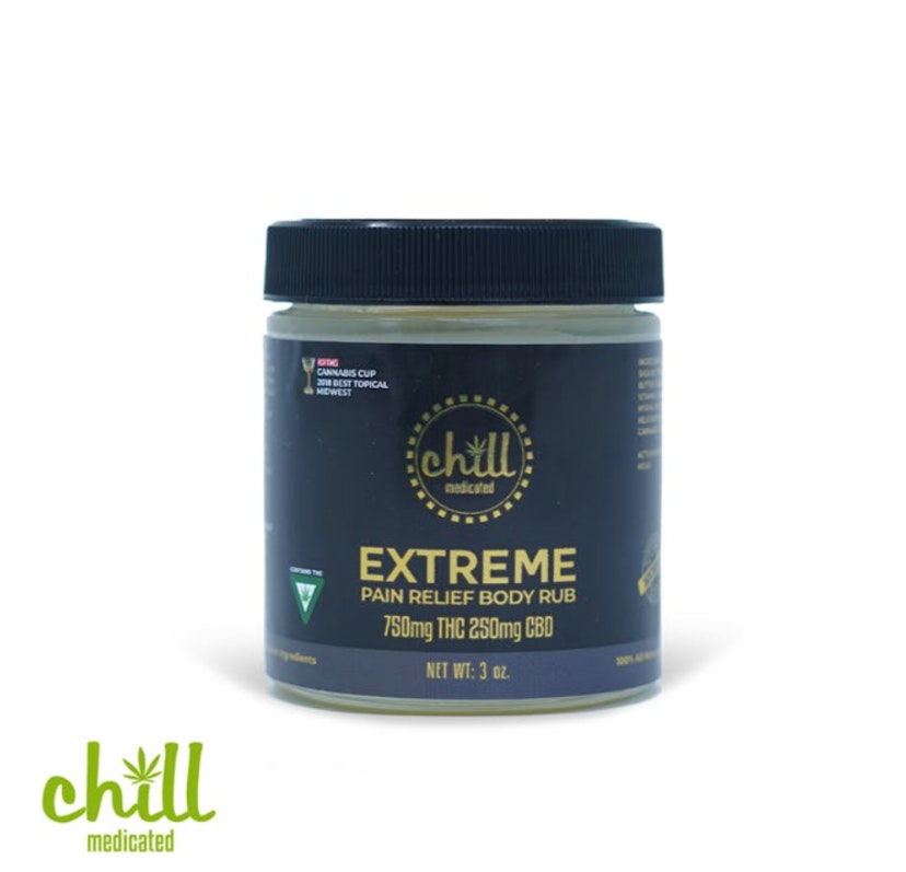 Chill Medicated - Extreme X Lotion THC/CBD 4000mg