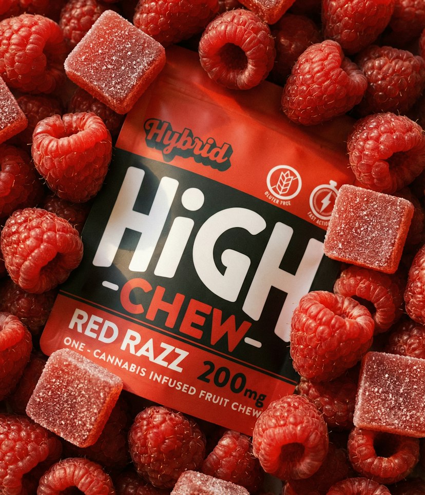High Chew | 200mg THC Gummy | Red Razz