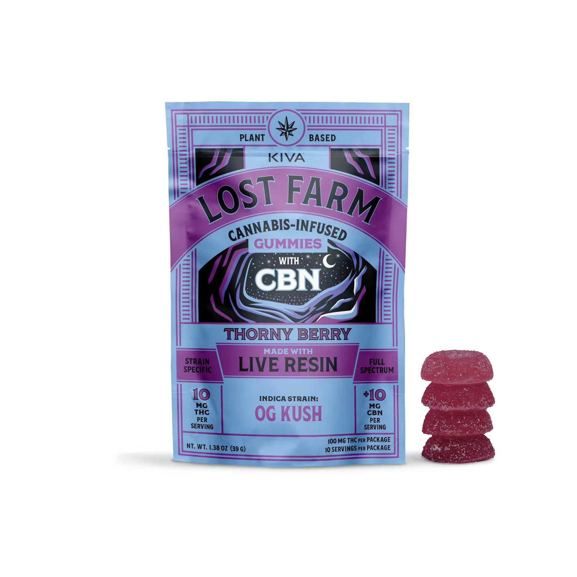Thorny Berry x OG Kush | Gummies | CBN 10:10 | 10pk