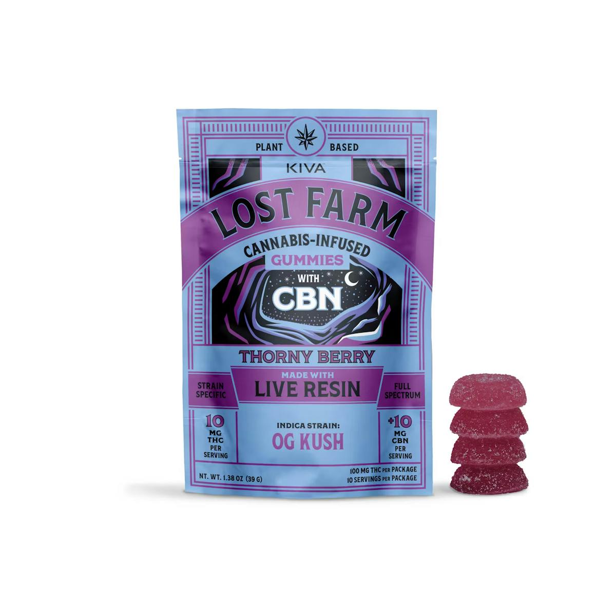 Photo of Thorny Berry x OG Kush | Gummies | CBN 10:10 | 10pk