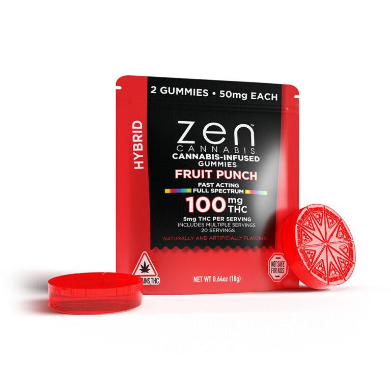 Buy ZEN Fruit Punch 2pk (H) - 100mg Online - Terps Cannabis Dispensary ...