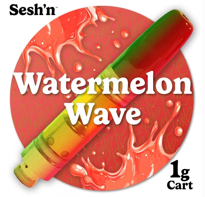 Sesh'n - Vape Cart 1g - Watermelon Wave
