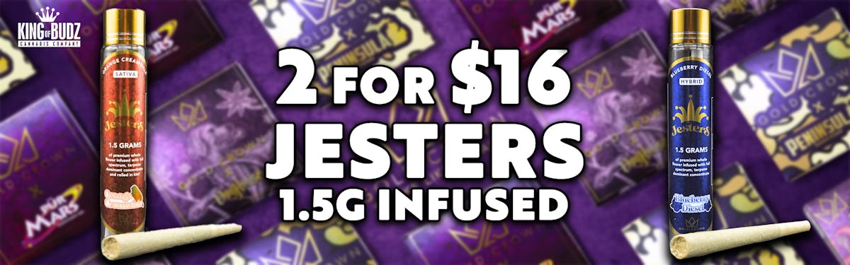Jesters 1.5g Infused Pre Roll - 2 for $16