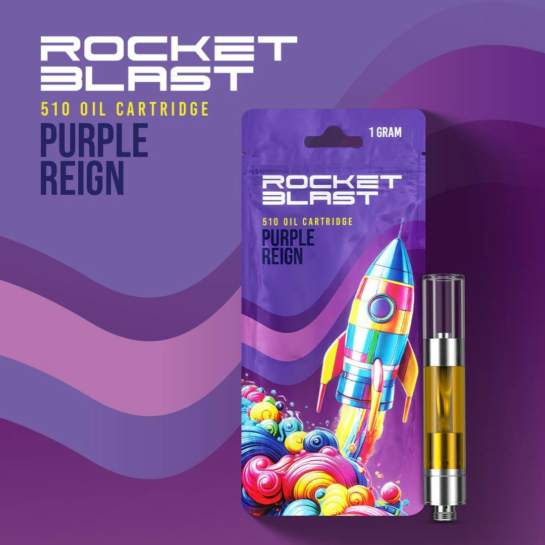 Distro 10 Rocket Blast | Purple Reign 1g Cartridge