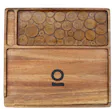Acacia Wood Rolling Tray Leaf