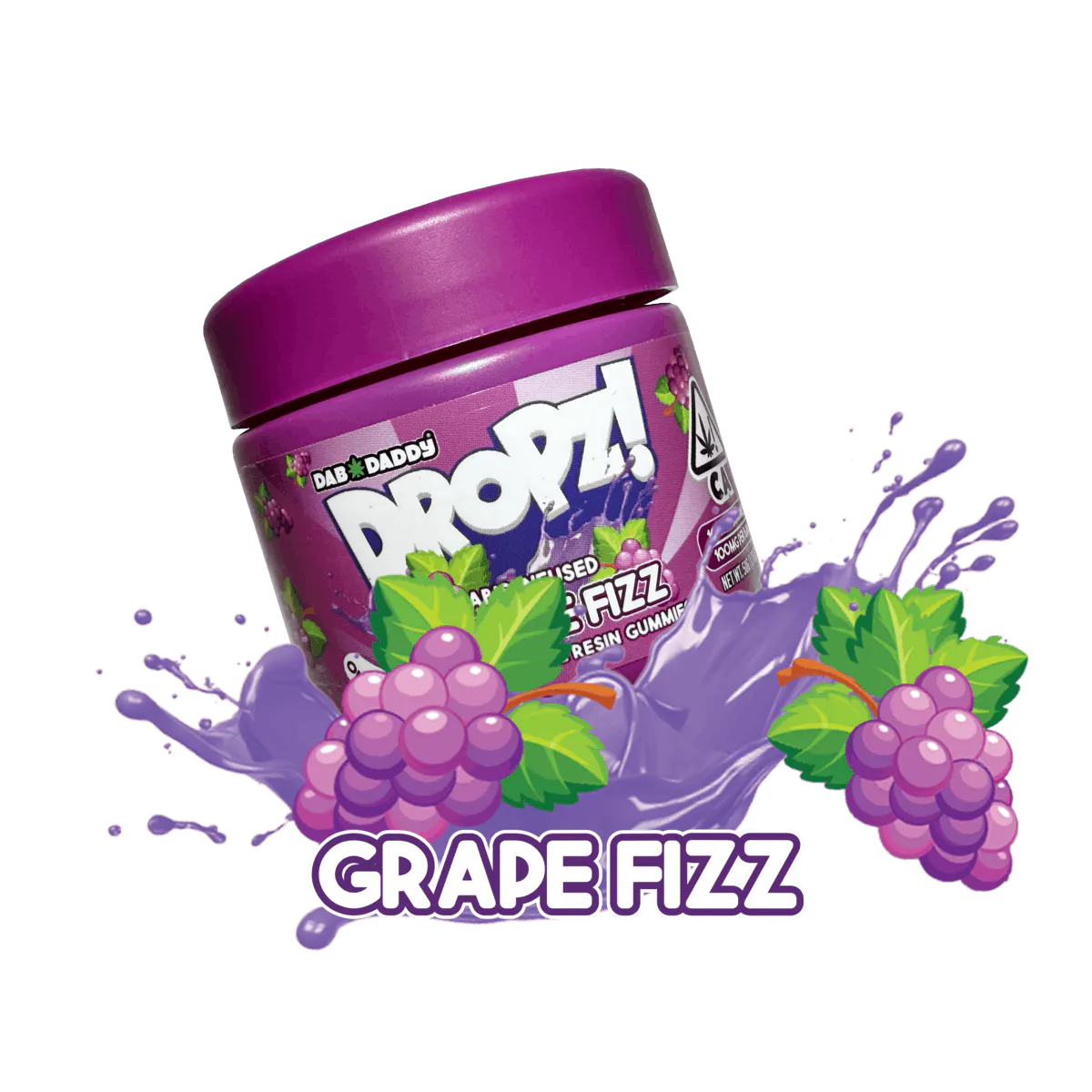 Dropz! | Gummies 100MG | S | Strawberry Blast | BUZZ - La Mesa