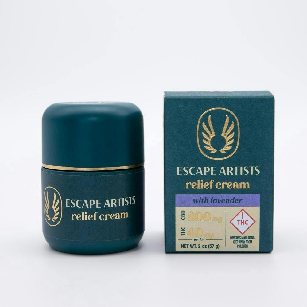Product: Escape Artist | 2oz Lotion - Lavender - 800mg:40mg CBD:THC