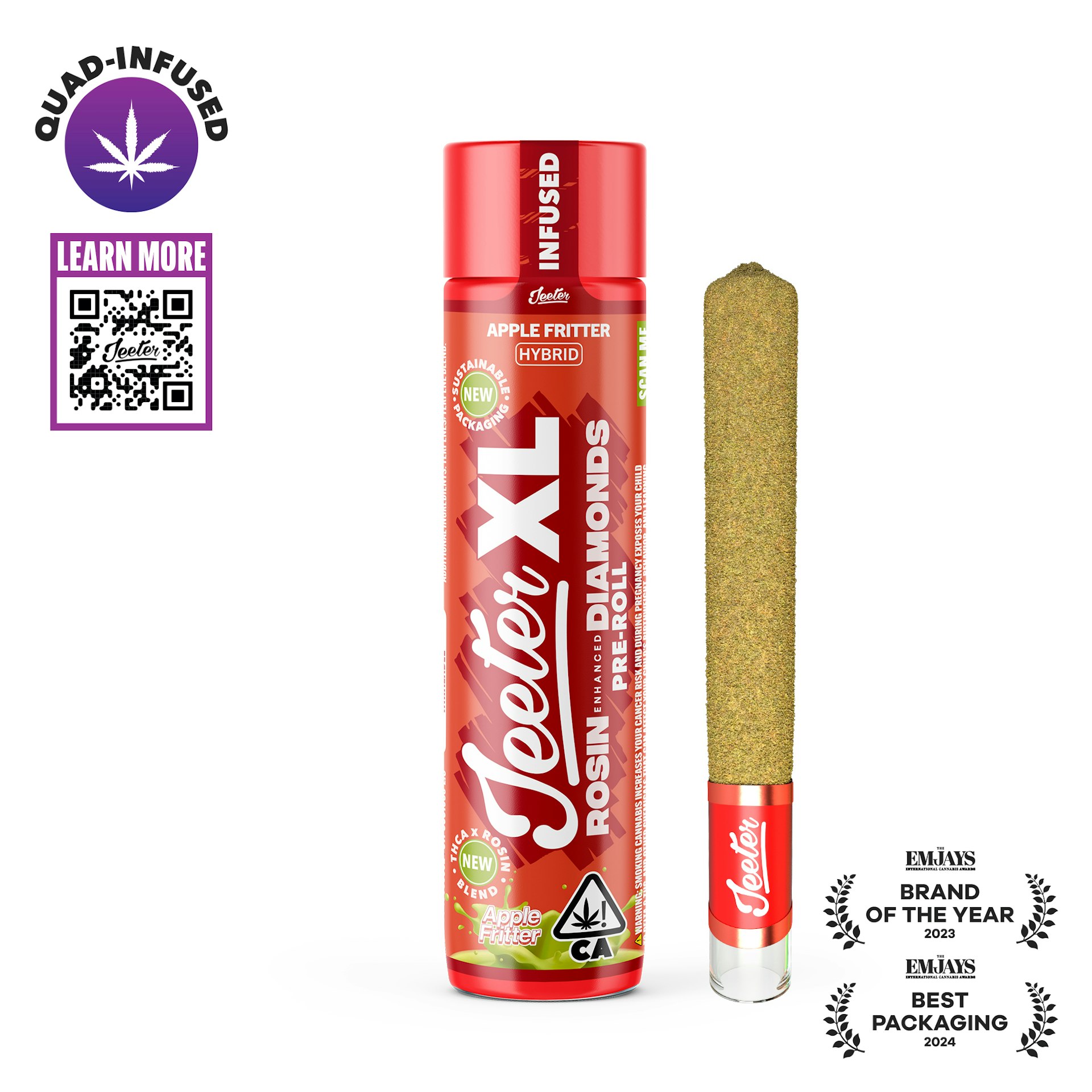 Apple Fritter Jeeter XL Infused Pre-Roll | 2g
