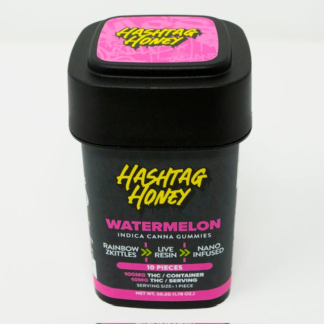 Hashtag Honey | Watermelon | Gummies 10 pcs | 100mg