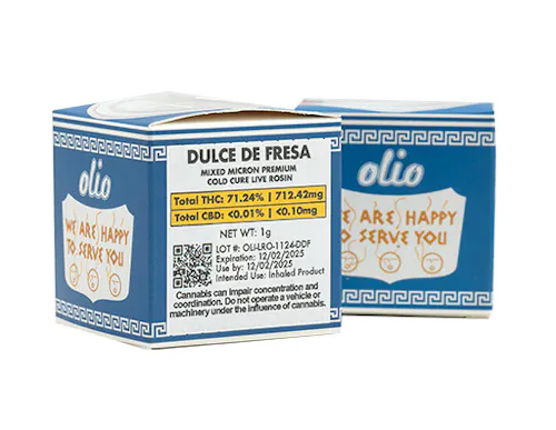 Cold Cured Live Rosin Dulce De Fresa – (1.0g)-active