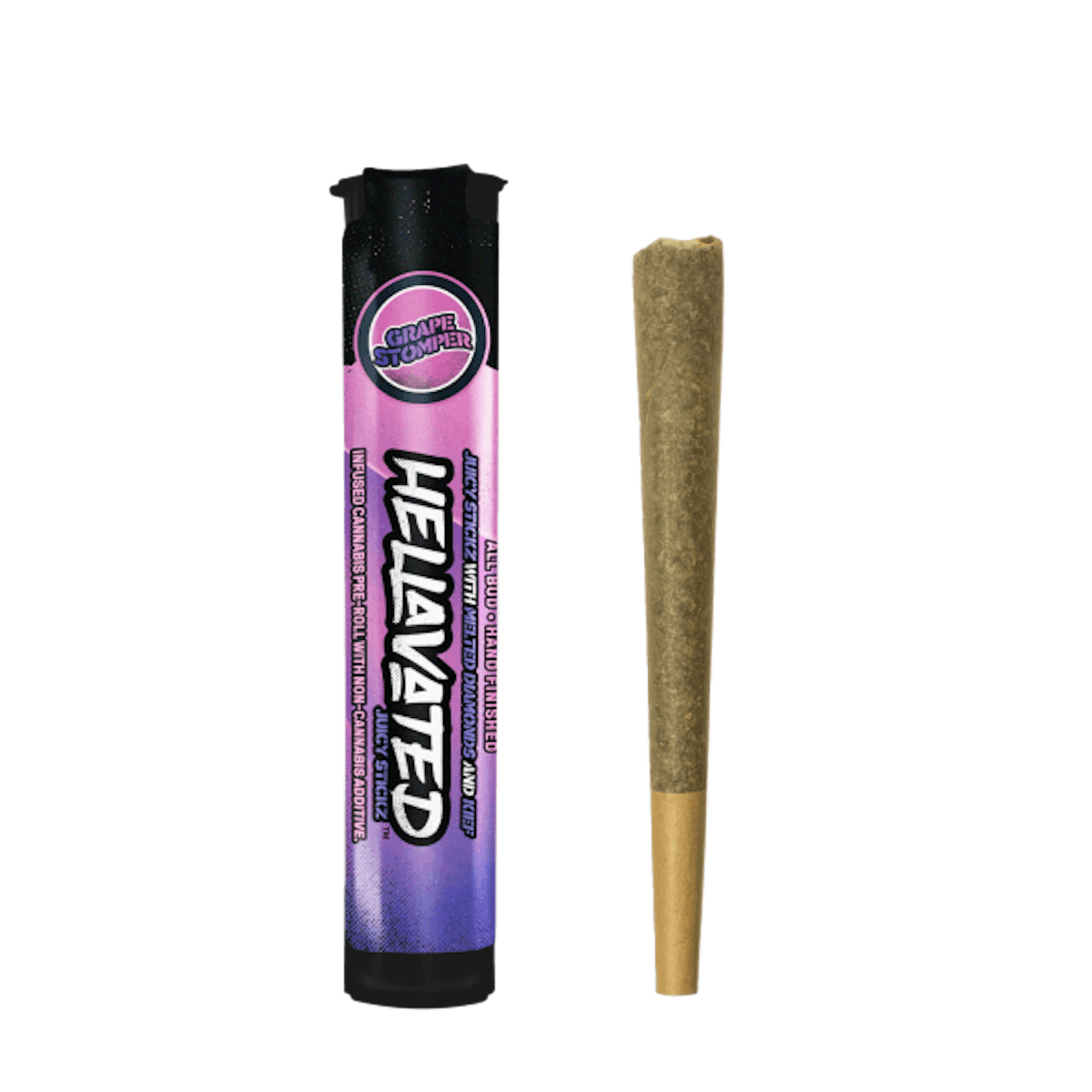 Grape Stomper Infused .75g Pre-rolls | Hellavated |