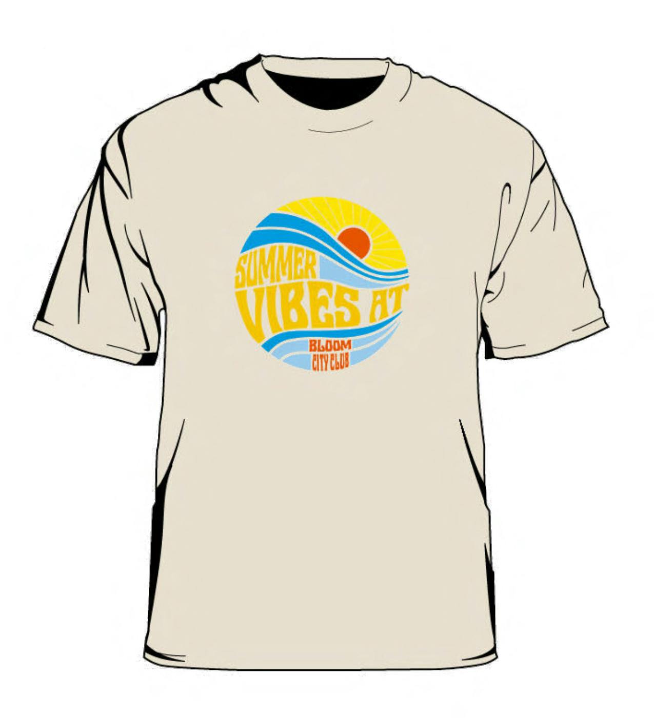 Product: Summer Vibes Sand T-Shirt | S | Bloom Brand