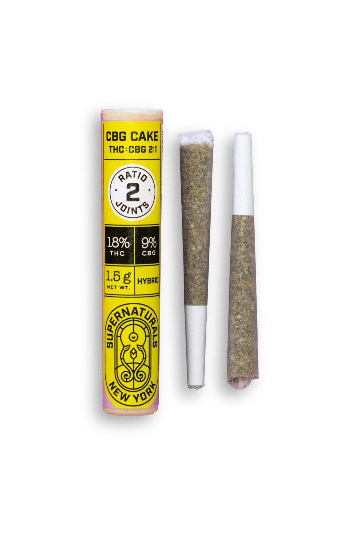 CBG Cake | Pre-Roll 2pk | 2:1 THC:CBG | 1.5g