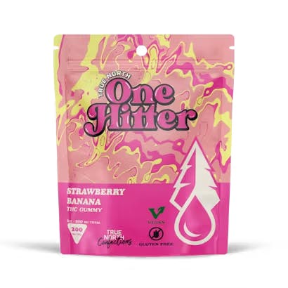 True North - 200mg Single Gummy - Strawberry Banana