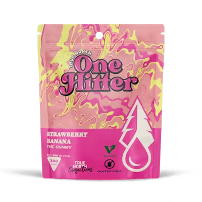 True North - 200mg Single Gummy - Strawberry Banana