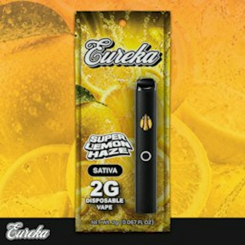 カホン　レモンイエロー　2 Eureka 2g Disposable Super Lemon Haze