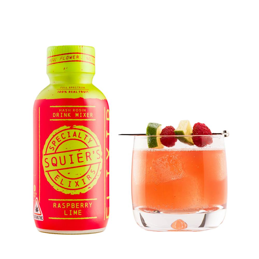 Product Raspberry Lime Hash Rosin Elixir | Tincture | 500mg