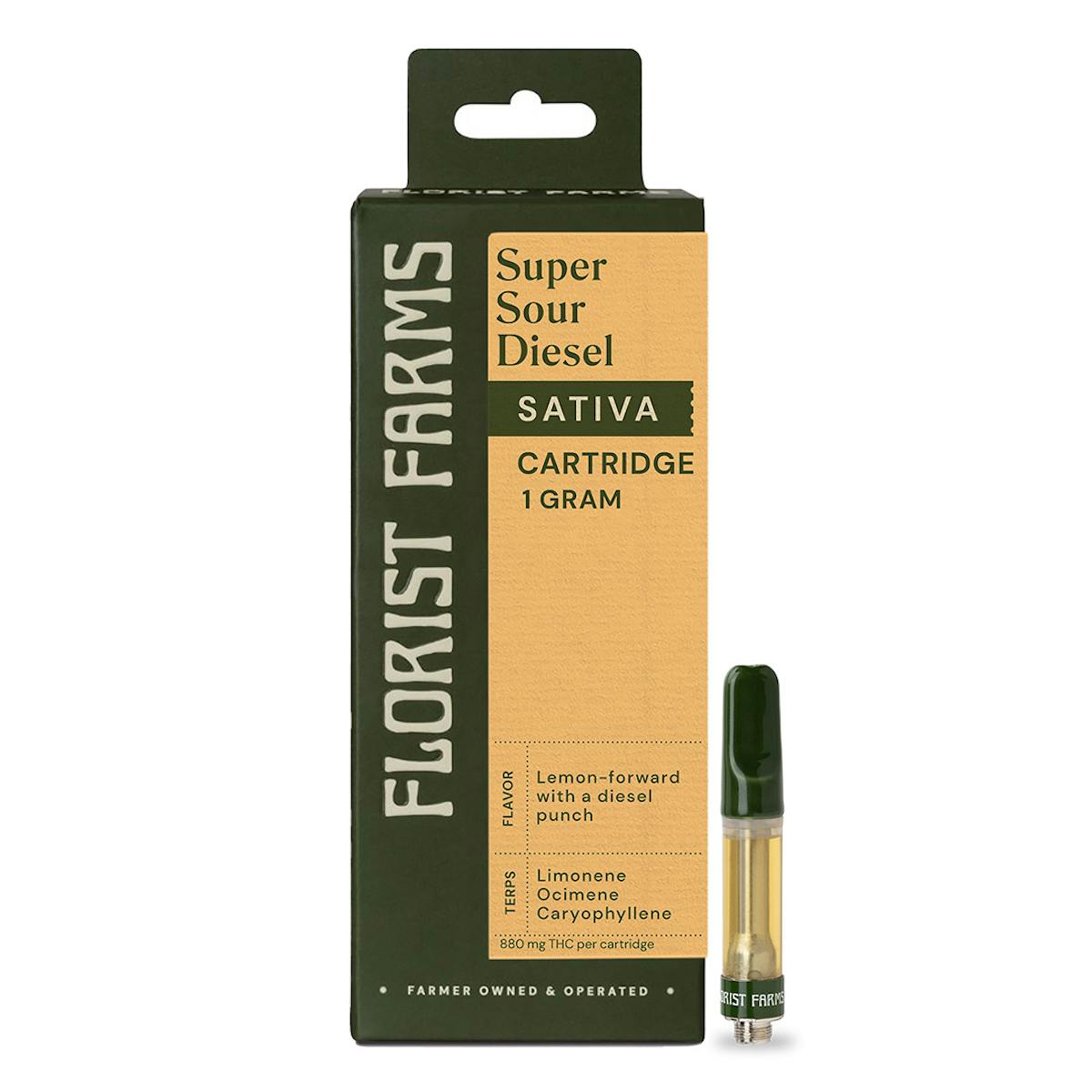 Photo of Florist Farms | Super Sour Diesel | Cartridge | .5g