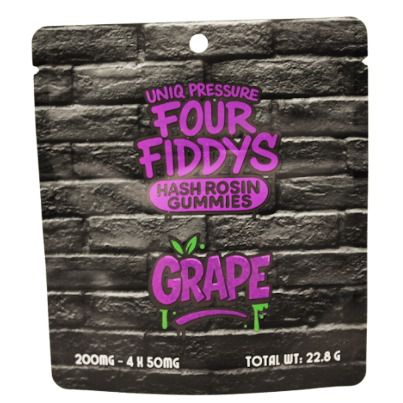 Uniq | 4 x 50mg Rosin Gummies | Grape