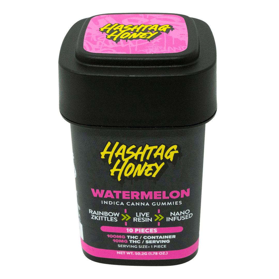 hashtag honey HashTag Honey | Watermelon | 10pk | 100 mg Gummies