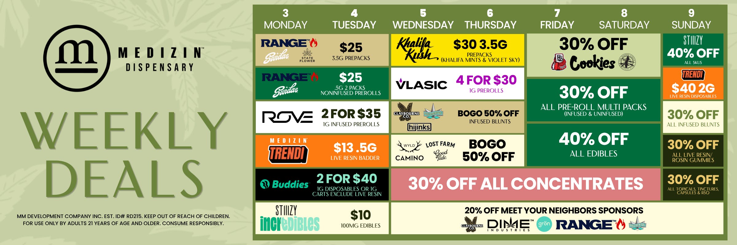 medizin weekly deals august 3-9